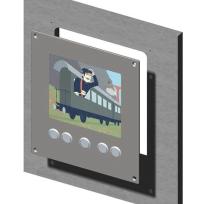 Hörstation für Kinder im Zug