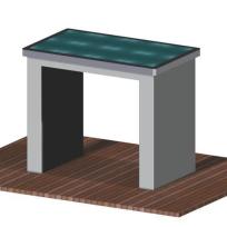 CAD Zeichnung eines interaktifen Tisches