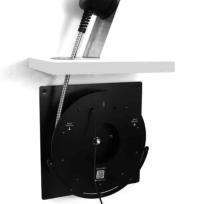 Angled Desktop mount Rückholmechanismus für Einhanhörer